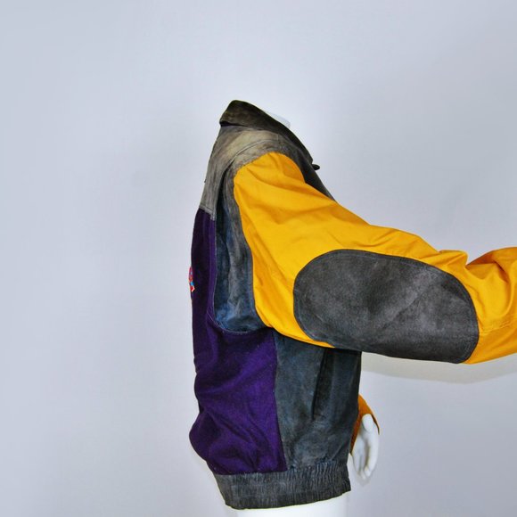 Rugged Terrain X Starter Rare 90's Leather Jacket - Picture 4 of 9